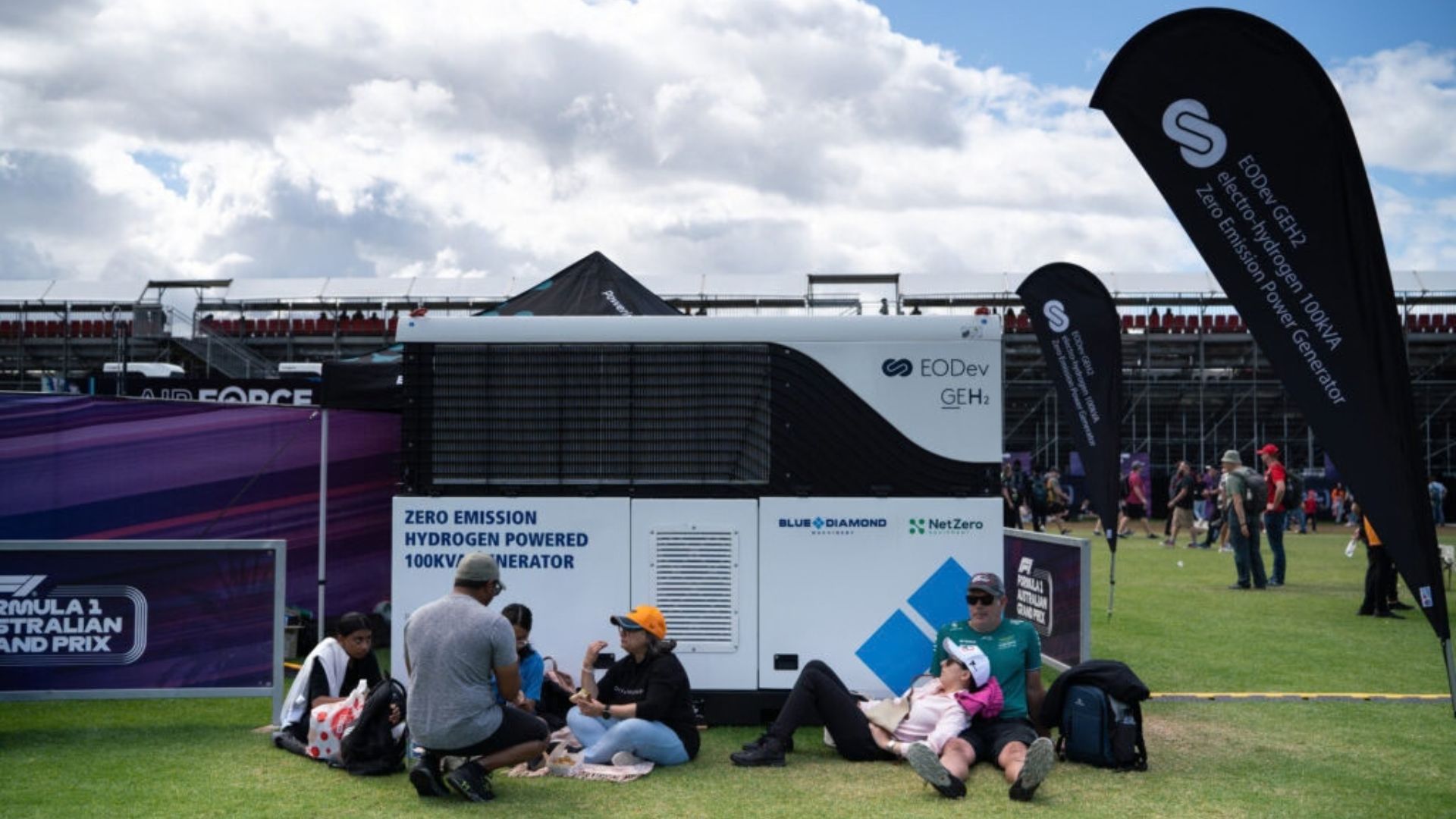 GEH2® provided clean and quiet power during the Formula 1® Australian Grand Prix
