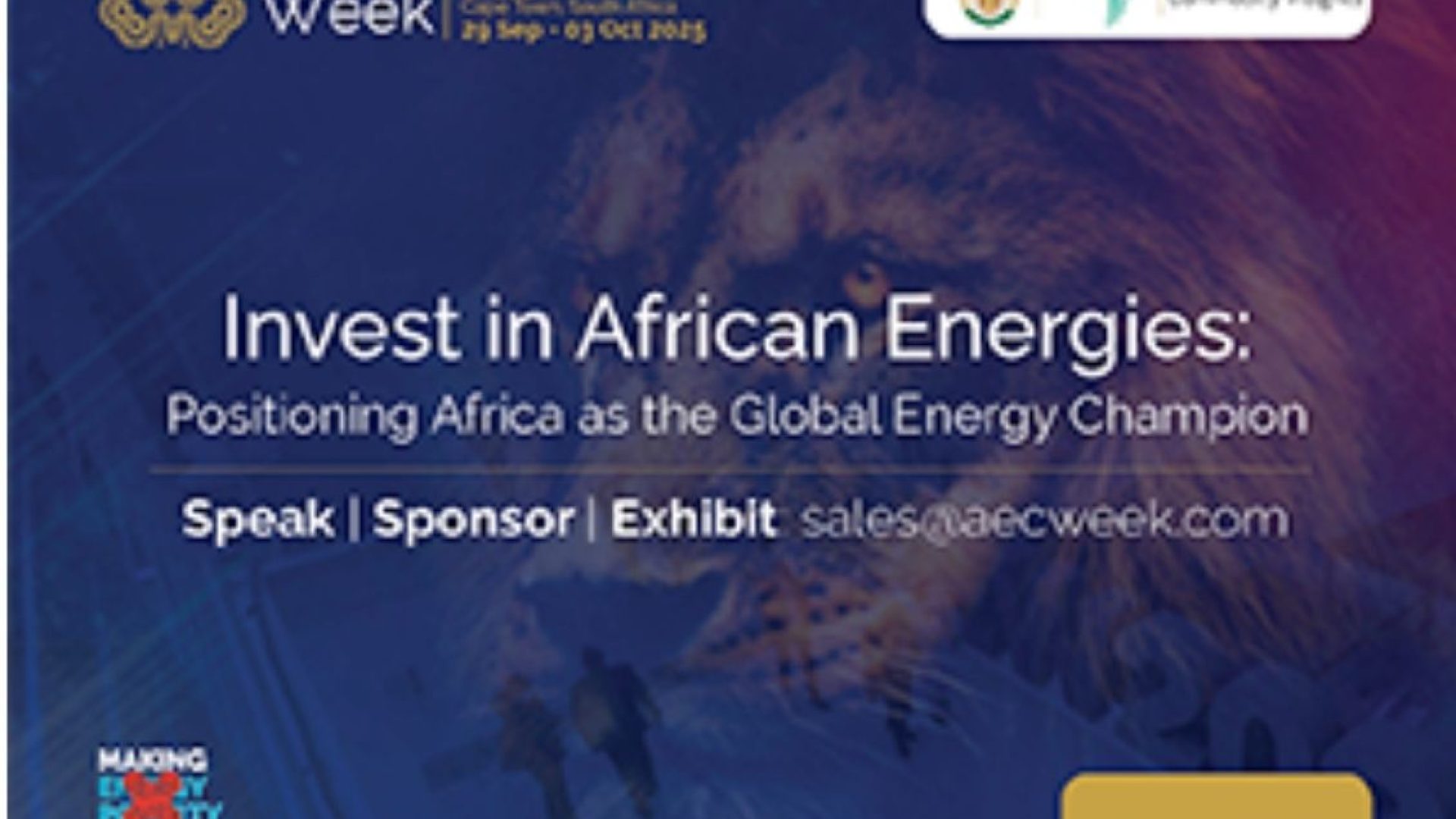 African Energy week 2026: 12 -13 Oct
